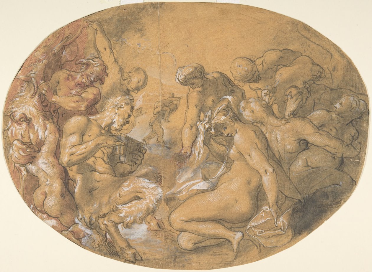 Satyres et nymphes, vers 1599 - Joseph Heintz the Elder