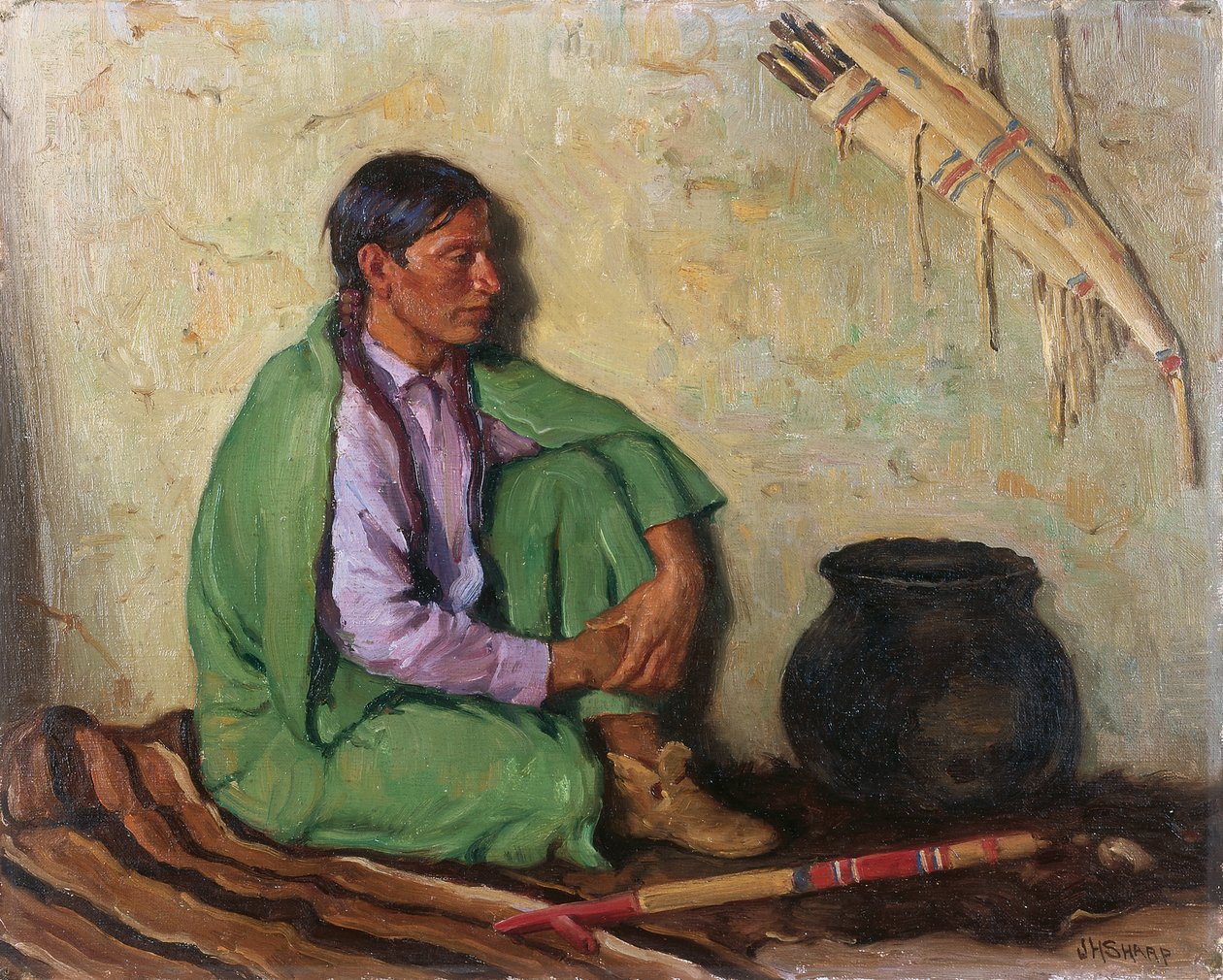 Fils de chasse - Joseph Henry Sharp