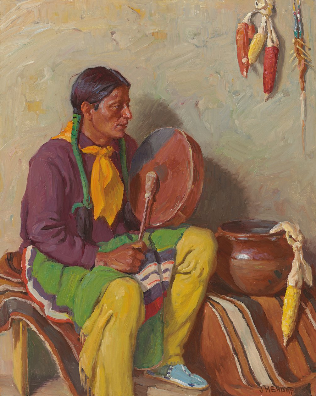 Le Chant - Joseph Henry Sharp
