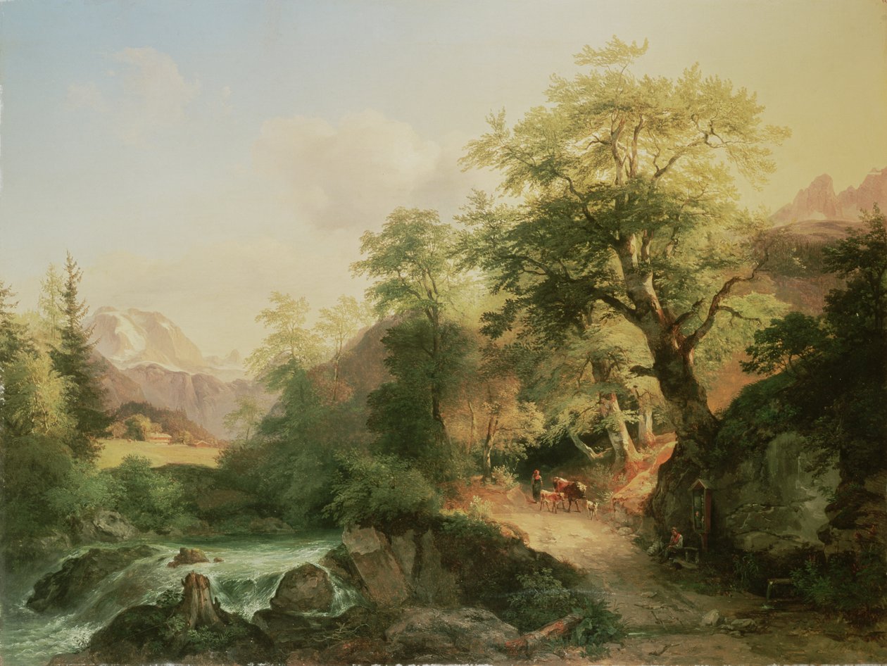 Forêt près de Vienne, 1852 - Joseph Hoger