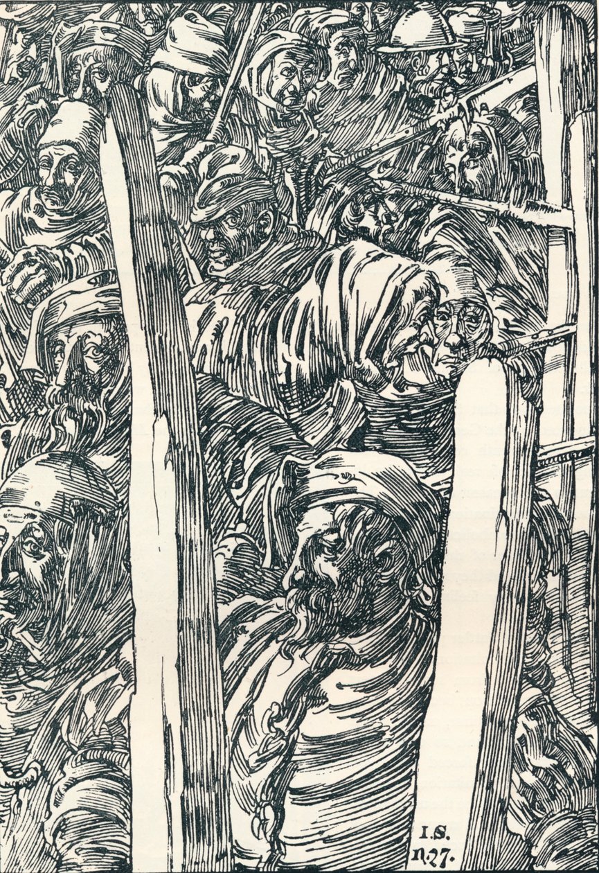 La révolte des paysans, vers 1895 - Joseph Kaspar Sattler