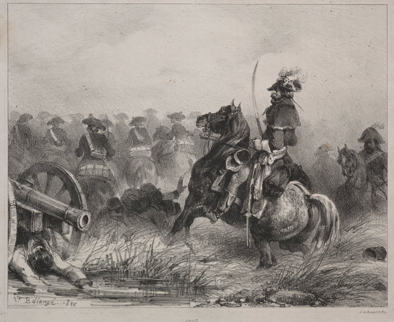 Scène de Cavalerie - Joseph Louis Hippolyte Bellange