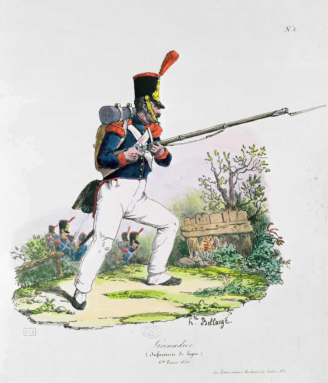 Garde Grenadier - Joseph Louis Hippolyte Bellange