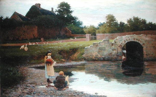 Jouer près du vieux pont - Joseph Malachy Kavanagh