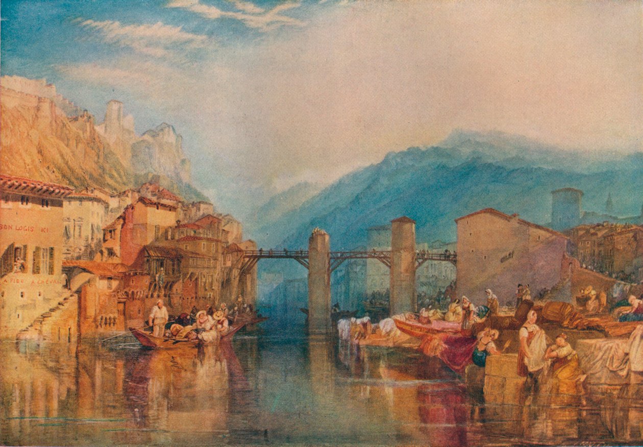 Pont de Grenoble, 1824 - Joseph Mallord William Turner
