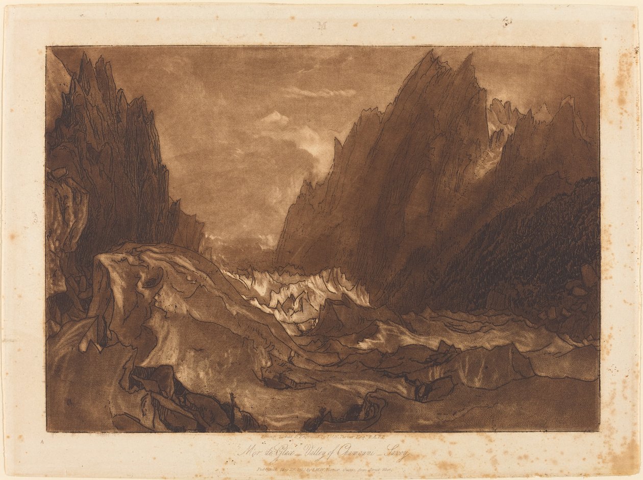 Mer de Glace - Joseph Mallord William Turner