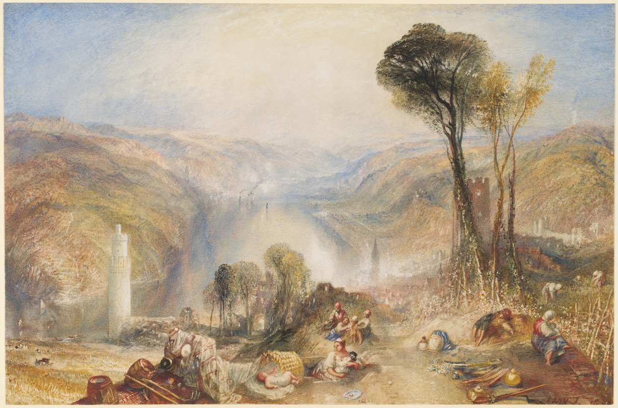 Oberwesel - Joseph Mallord William Turner