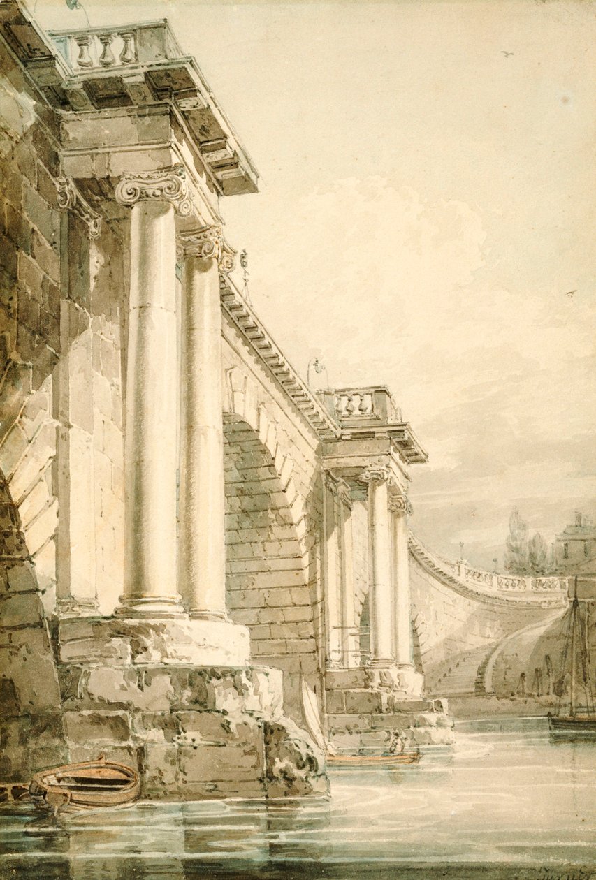 Ancien Pont de Blackfriars - Joseph Mallord William Turner