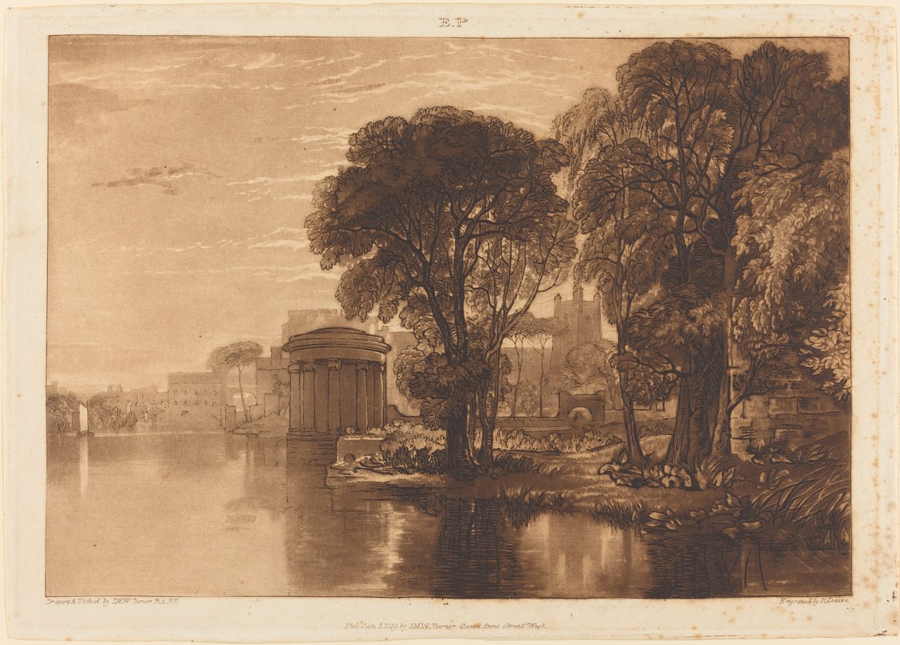 Isleworth - Joseph Mallord William Turner and Henry Edward Dawe