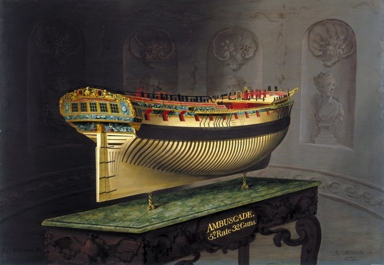 HMS Ambuscade, 1775 - Joseph Marshall