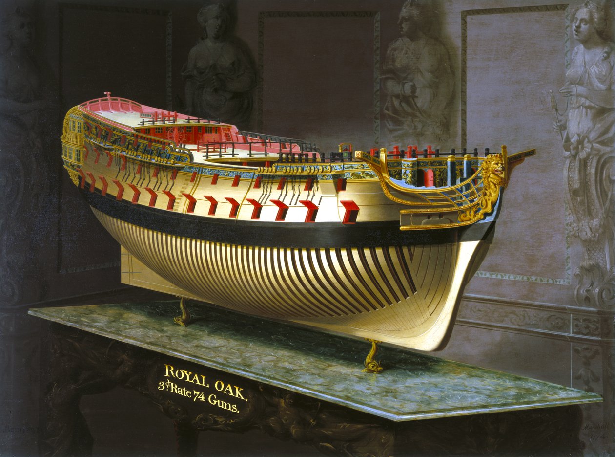 HMS Royal Oak, 1773-75 - Joseph Marshall