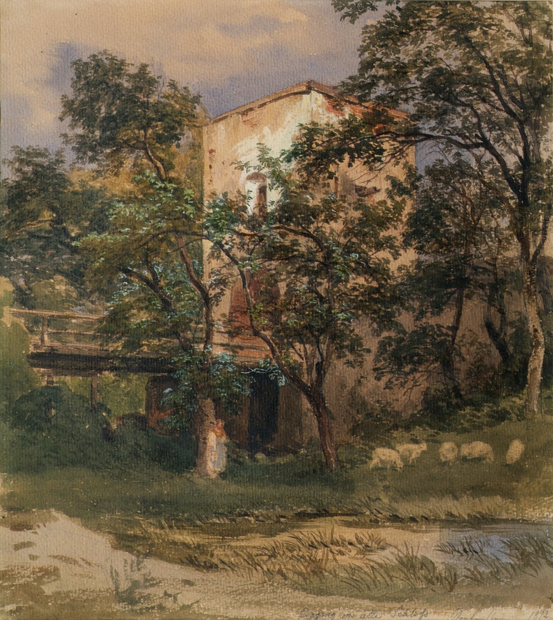 Entrée du château de Seebenstein - Joseph Martin Höger