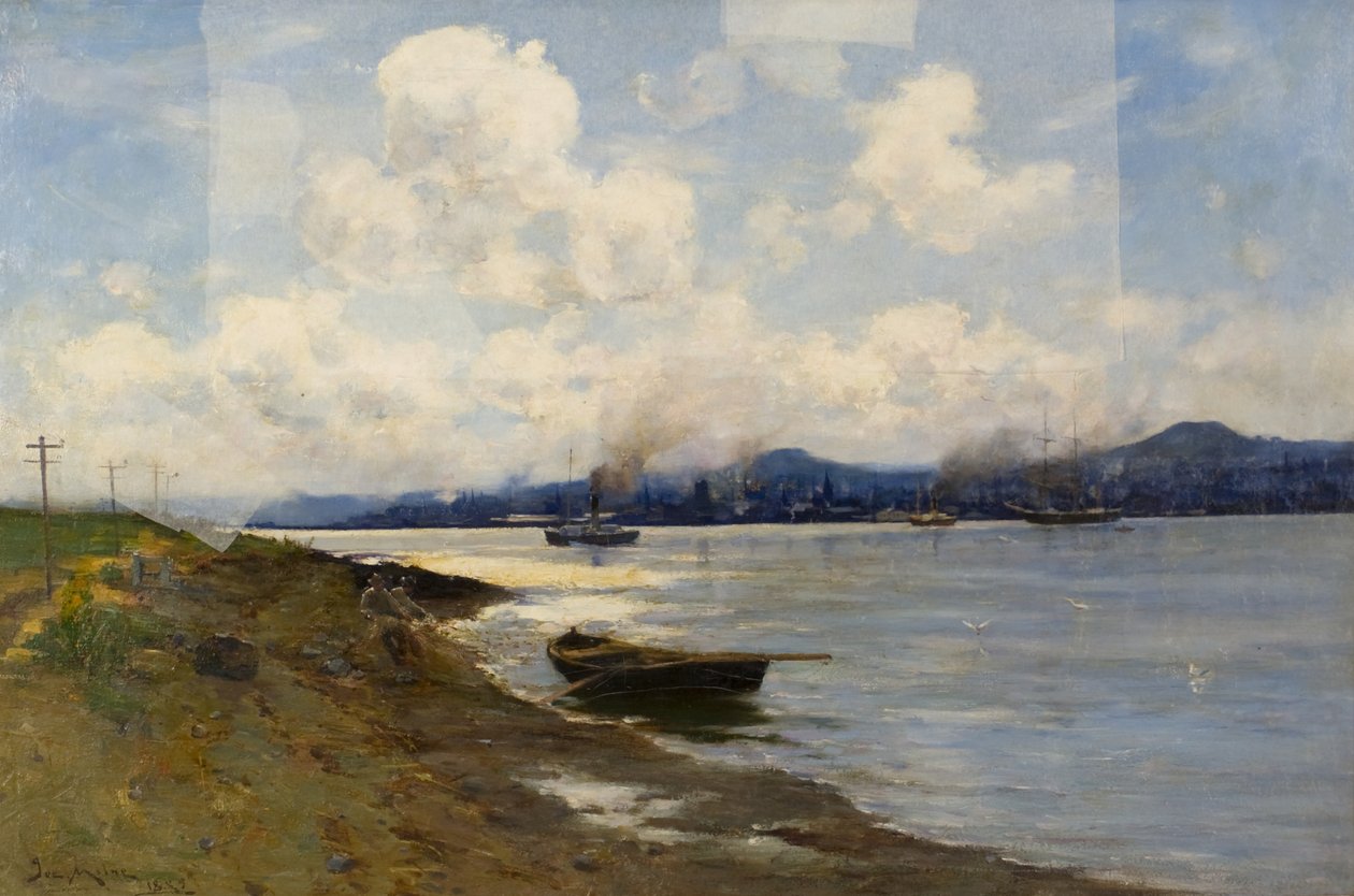 Dundee depuis Tayport - Joseph Milne