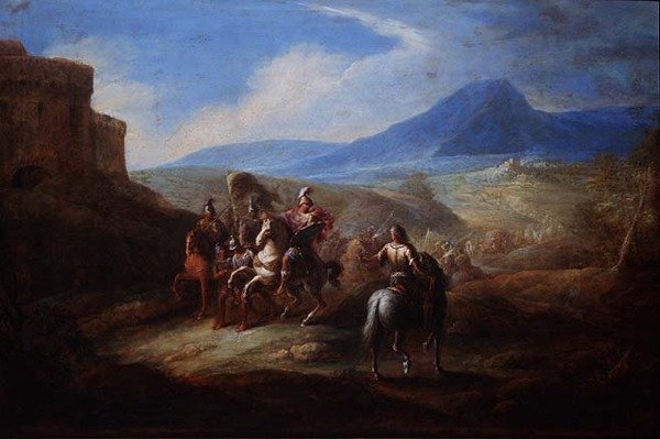 La cavalerie et leurs prisonniers - Joseph Parrocel