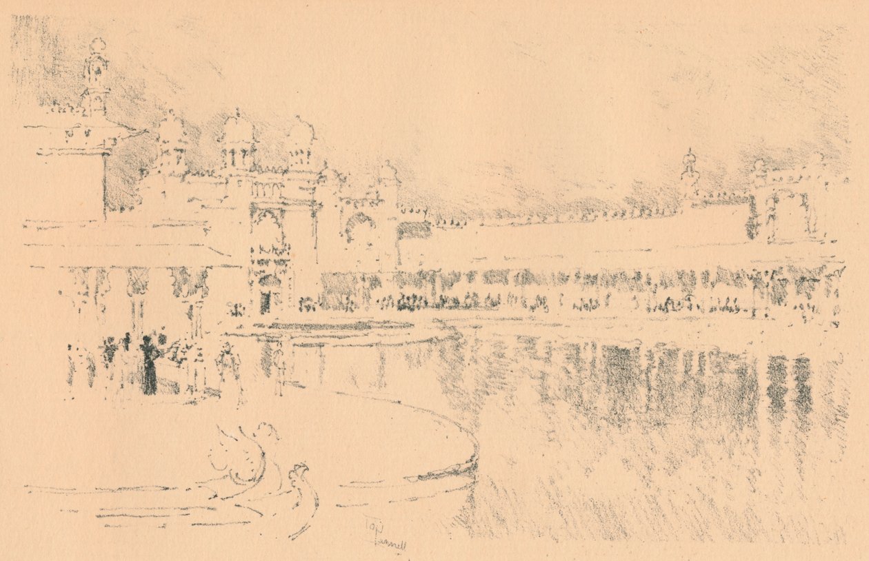 Auto-lithographie - Joseph Pennell