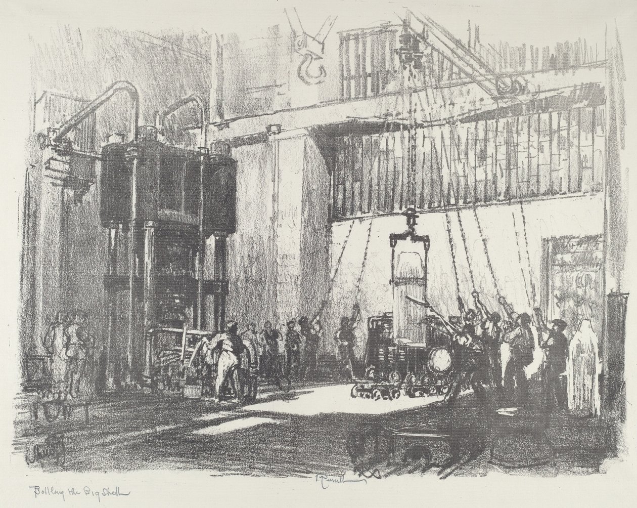 Embouteillage de la grande coquille - Joseph Pennell