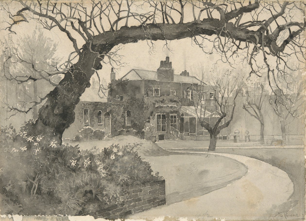 Presbytère de Chelsea - Joseph Pennell