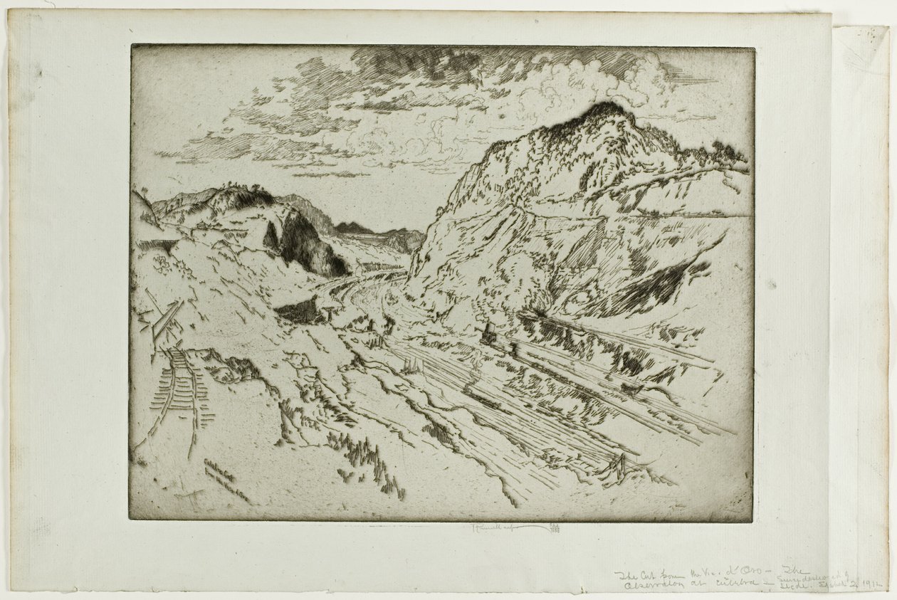 Culebra Cut, Panama - Joseph Pennell