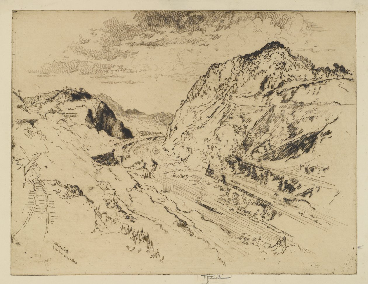 Coupe de Culebra, Panama - Joseph Pennell