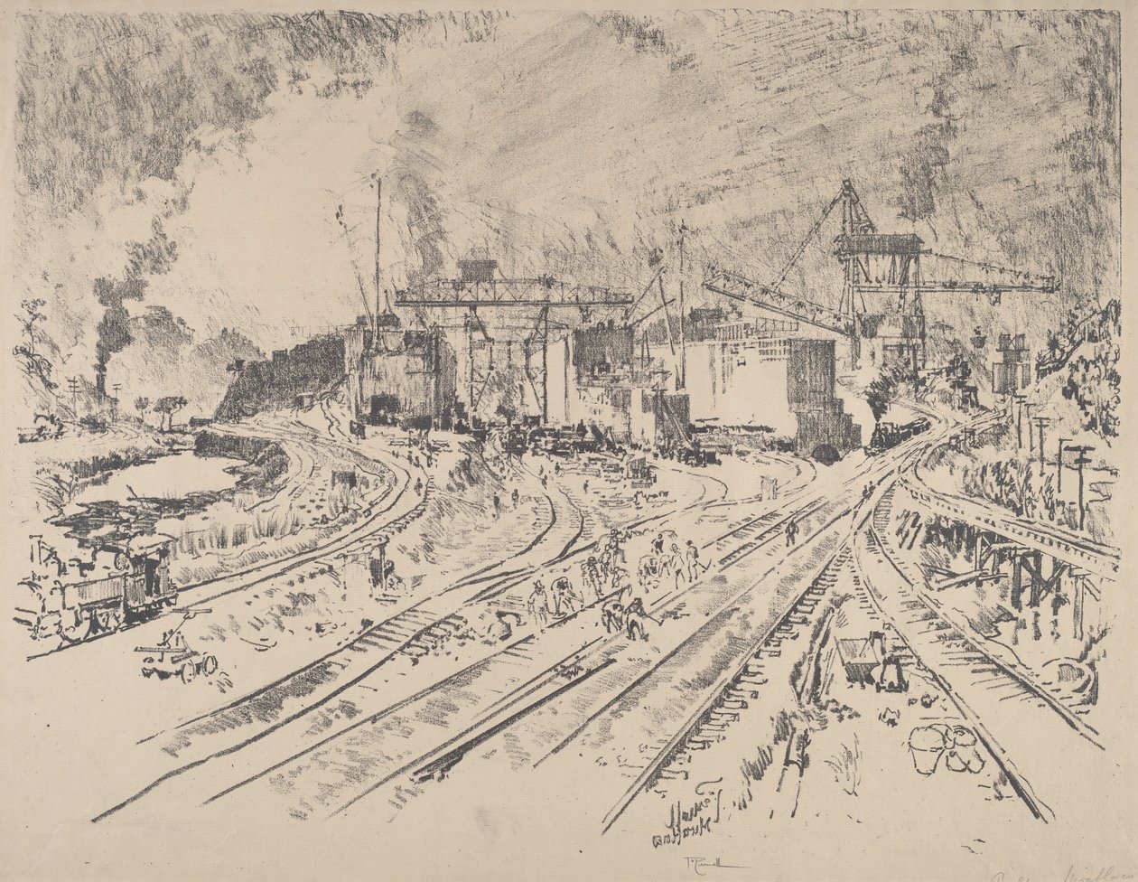 Tôt le matin, Miraflores - Joseph Pennell