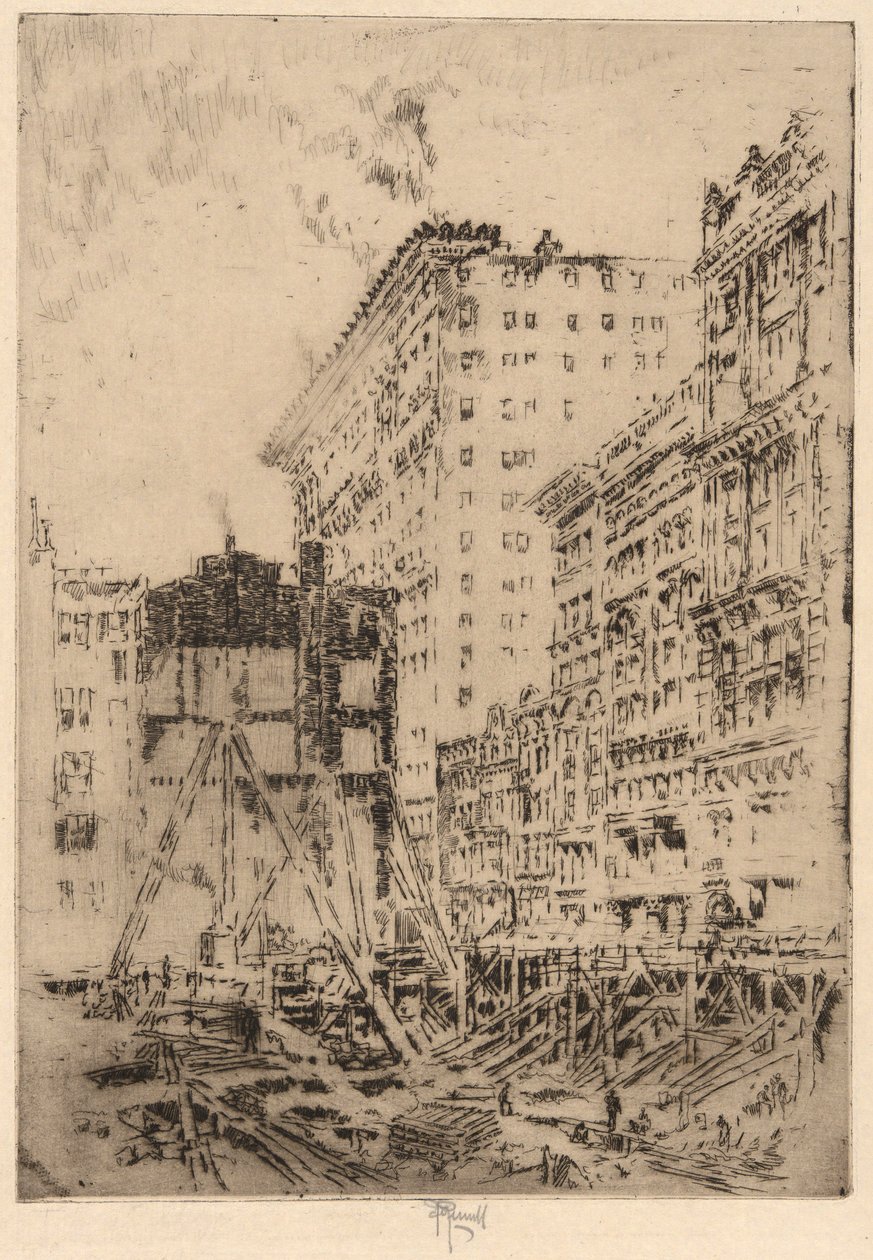 Trou dans le sol - Joseph Pennell