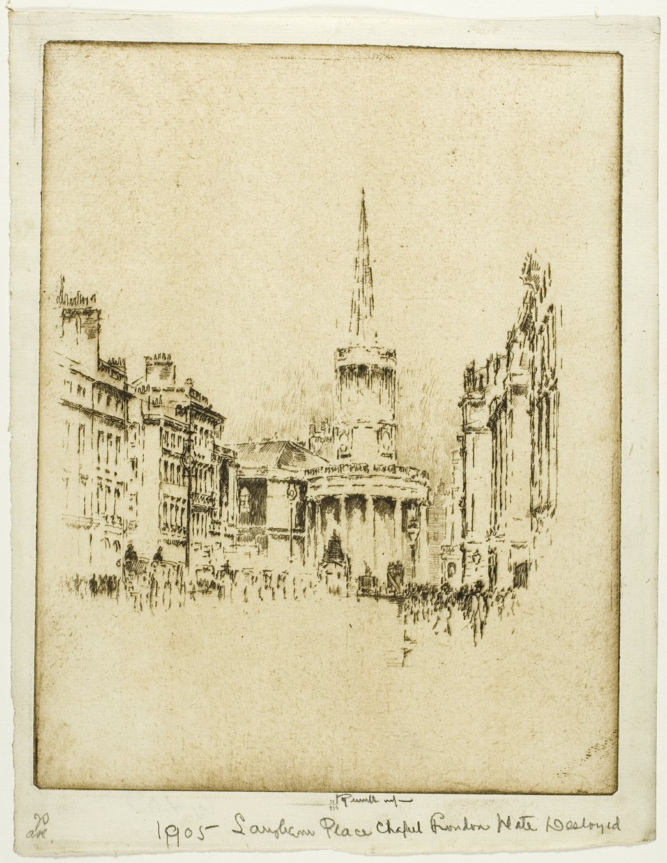 Chapelle de Langham Place - Joseph Pennell