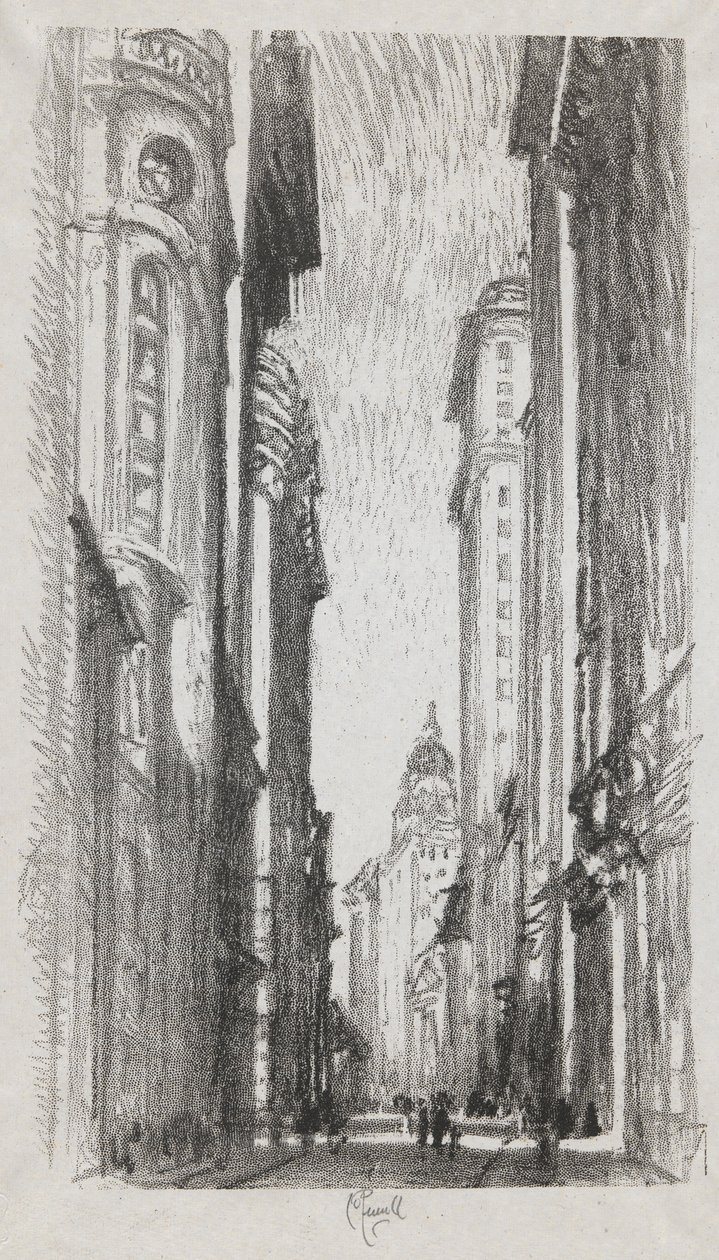Nassau Street, n°5 dans la collection Iconophie Club - Joseph Pennell