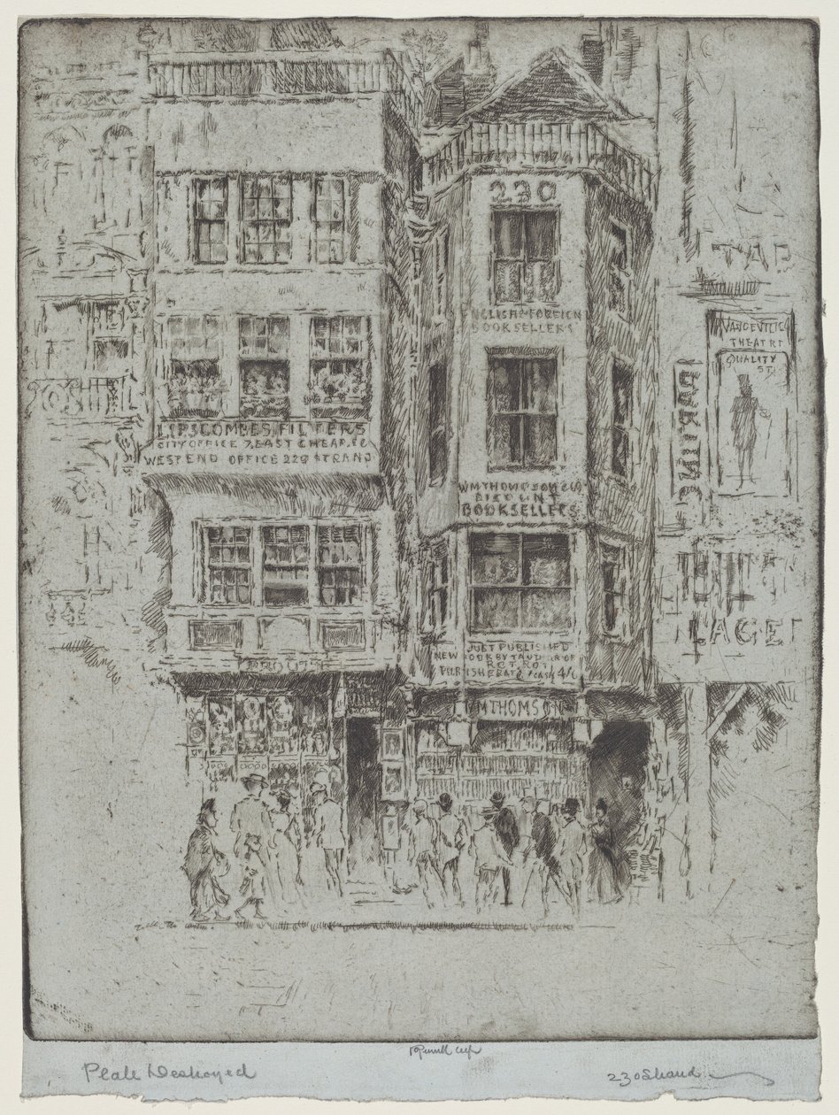 No. 230 Strand - Joseph Pennell