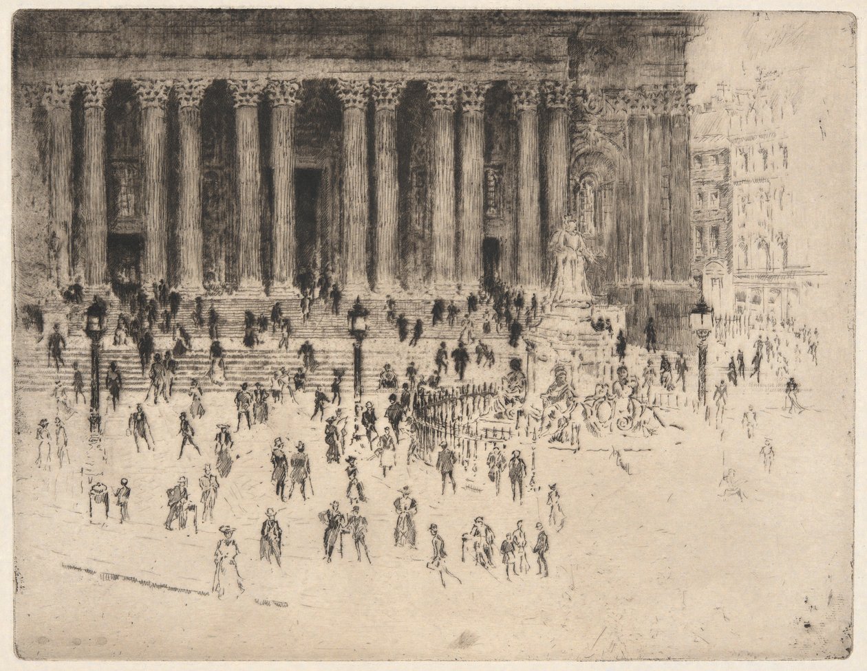 Pavement Saint Paul - Joseph Pennell