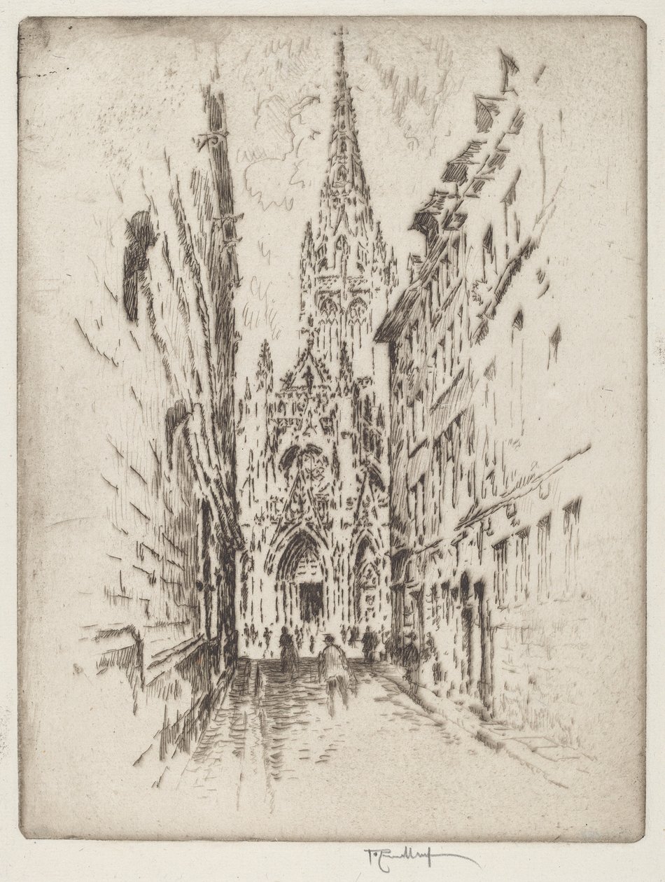 Saint-Maclou, Rouen - Joseph Pennell