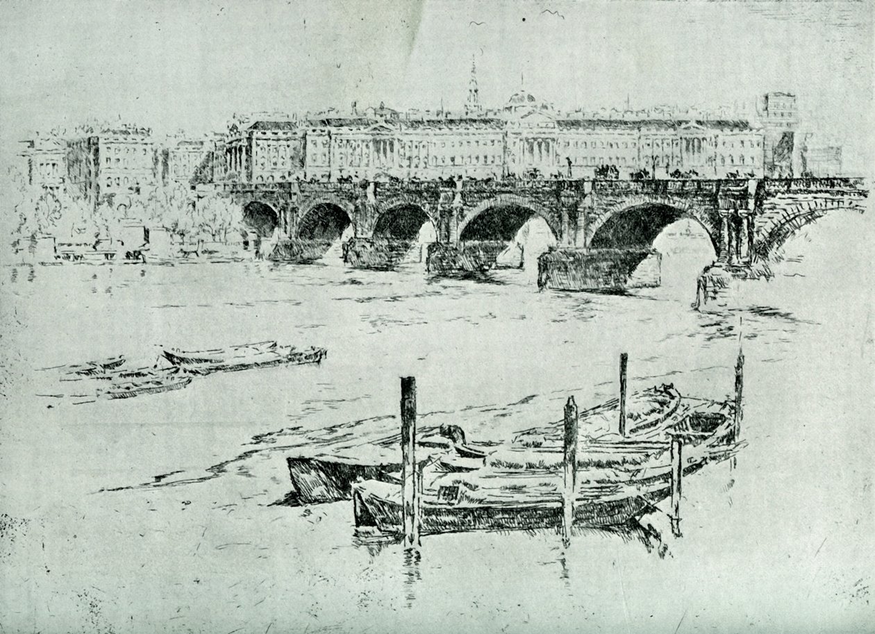 Somerset House, 1928 - Joseph Pennell