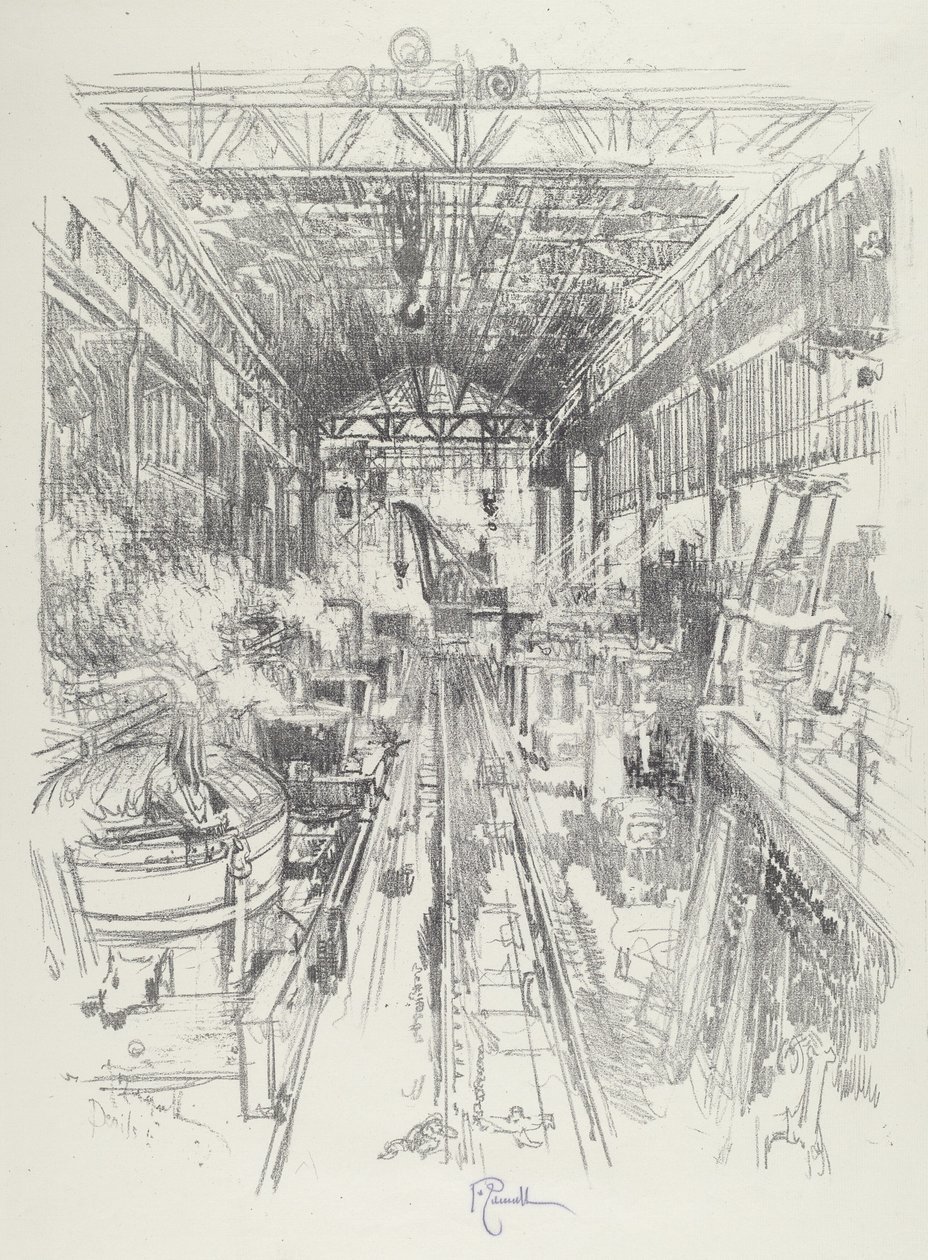 Les chaudrons - Joseph Pennell