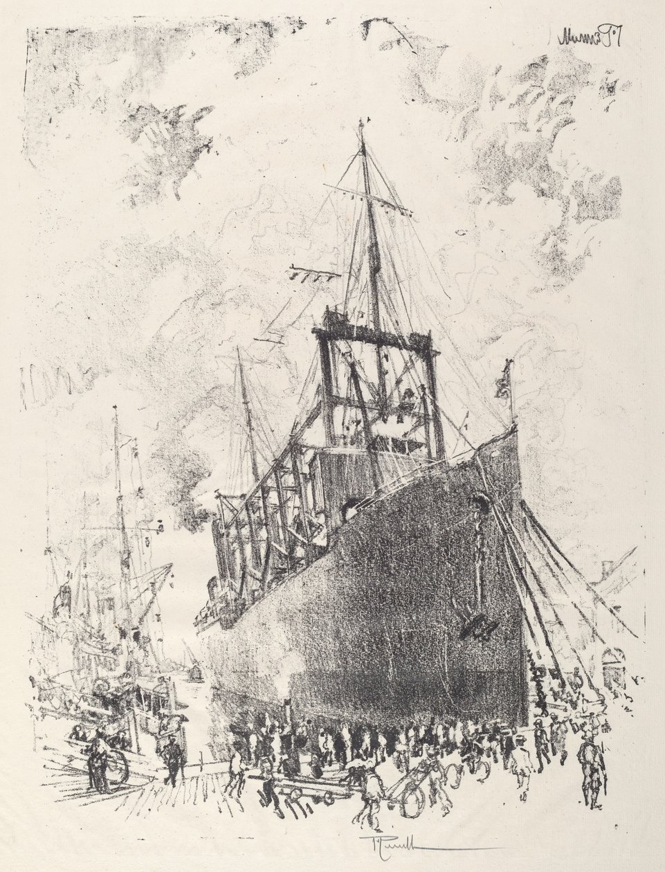 Le charbonnier - Joseph Pennell