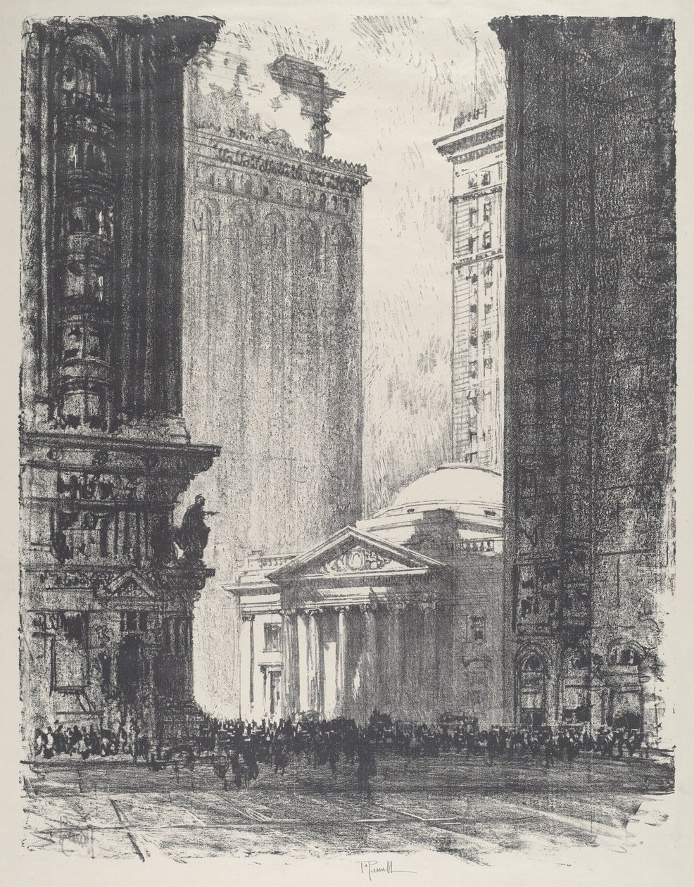 La Girard Trust Company, 1912 - Joseph Pennell