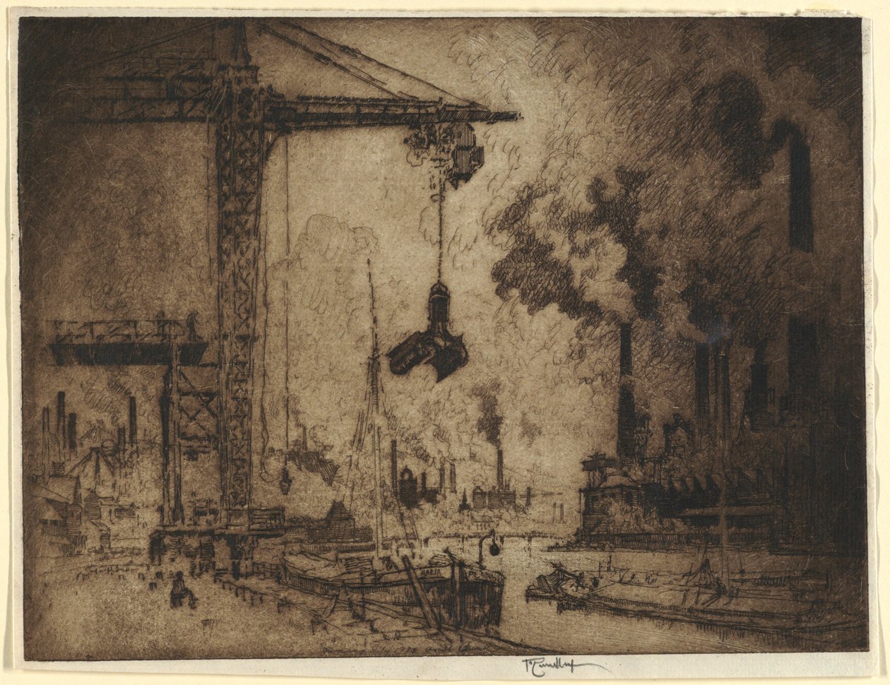 La Poigne, Serang - Joseph Pennell