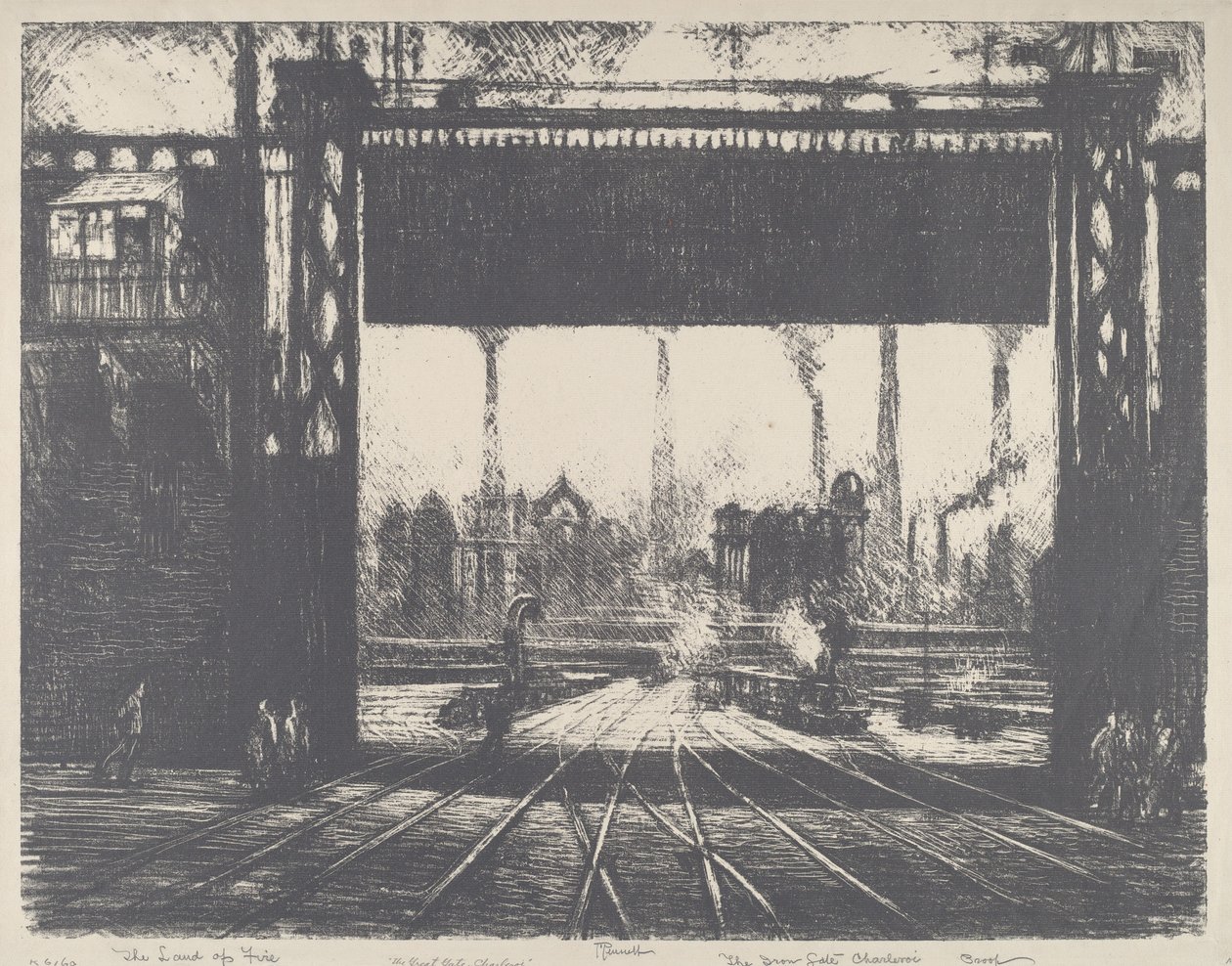 La porte de fer, Charleroi - Joseph Pennell
