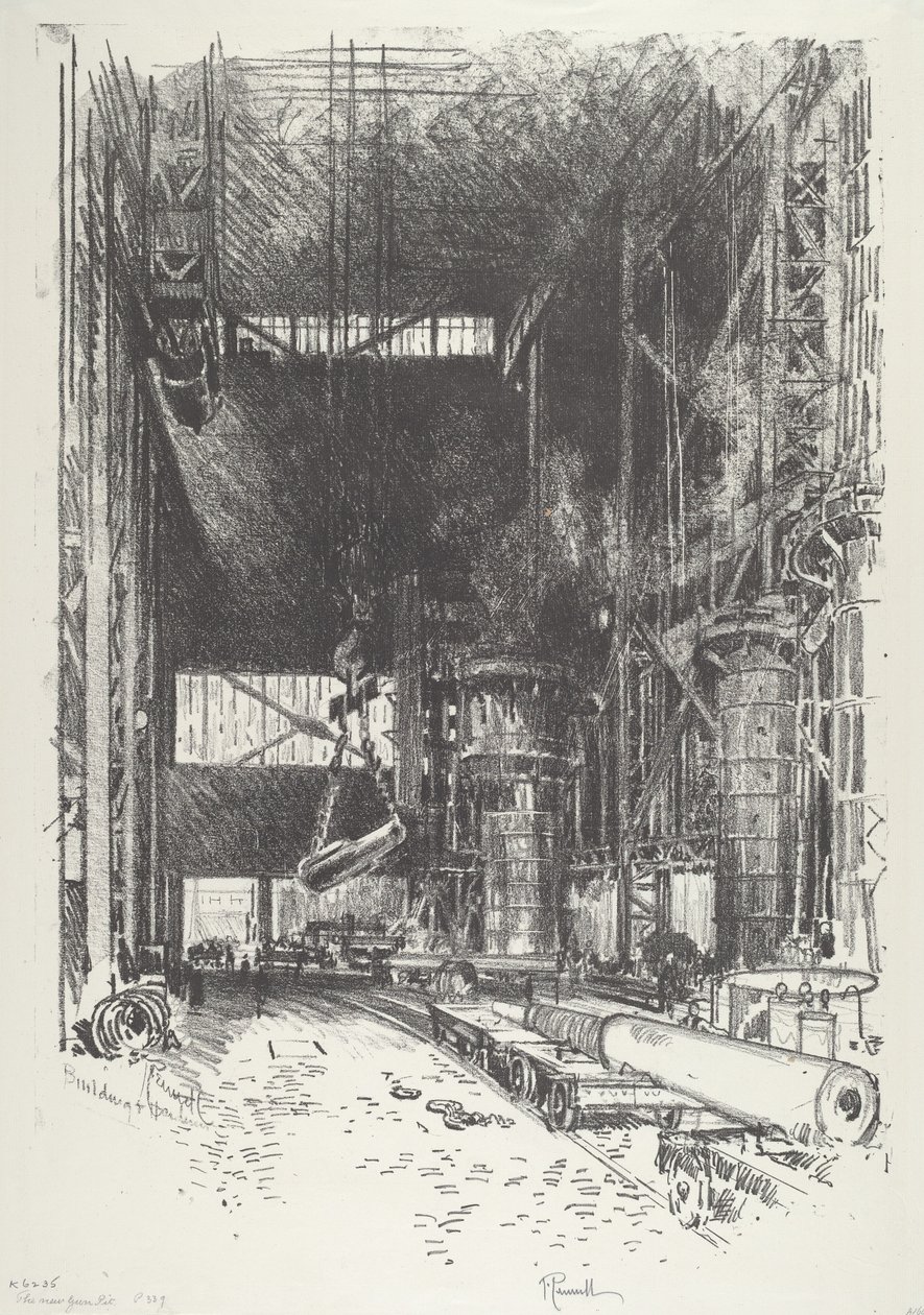 La nouvelle fosse à canon - Joseph Pennell