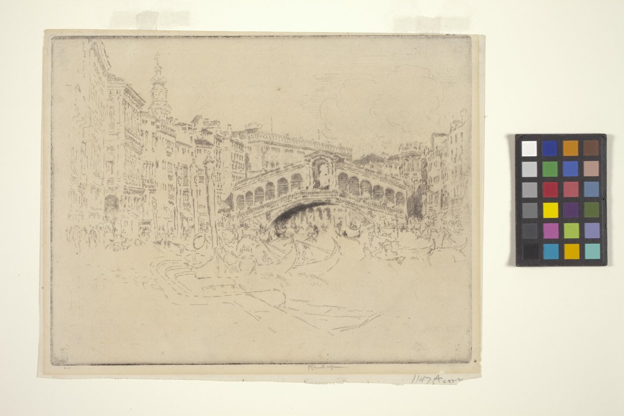 Le Rialto, Venise - Joseph Pennell