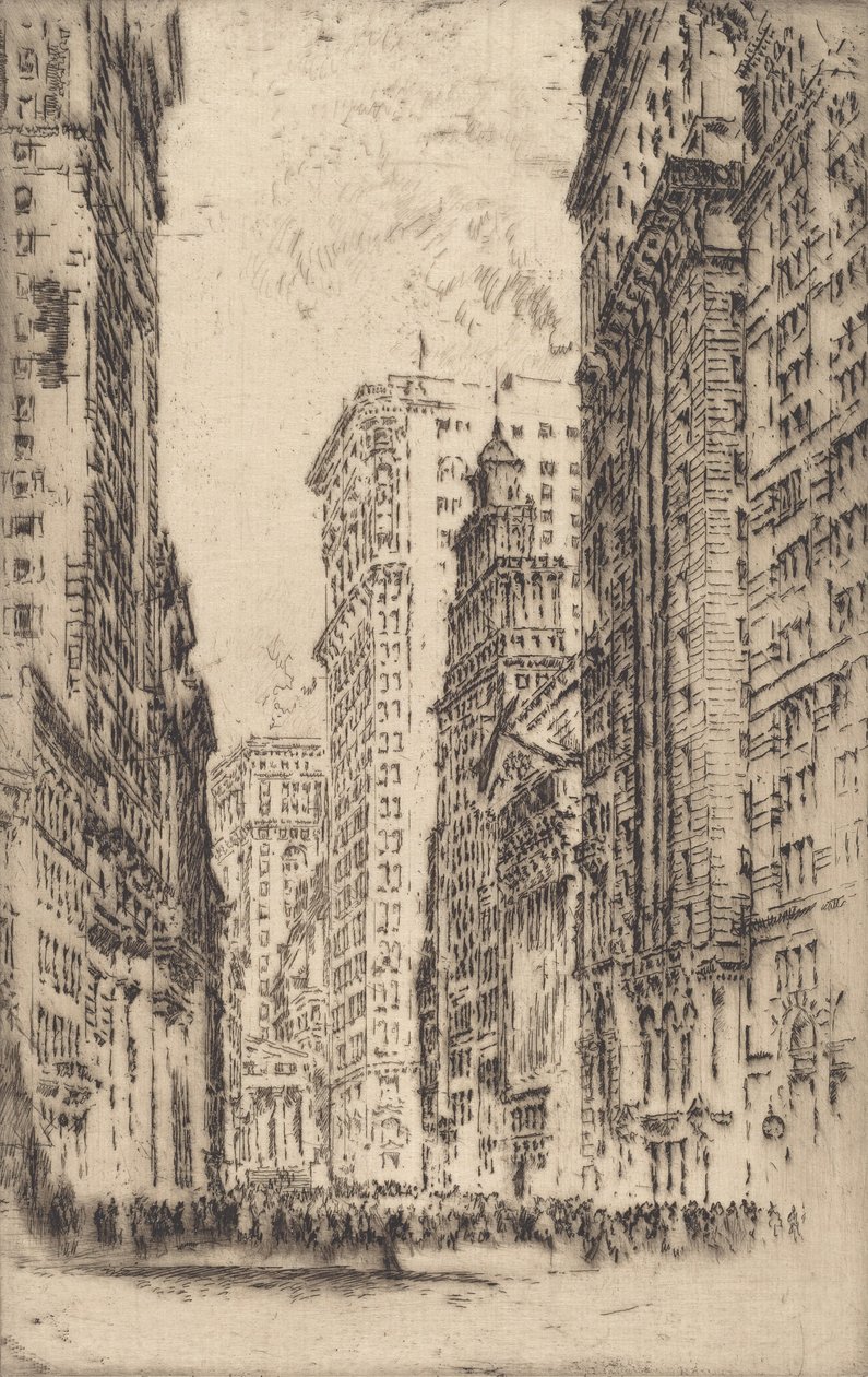 La Bourse, 1904 - Joseph Pennell
