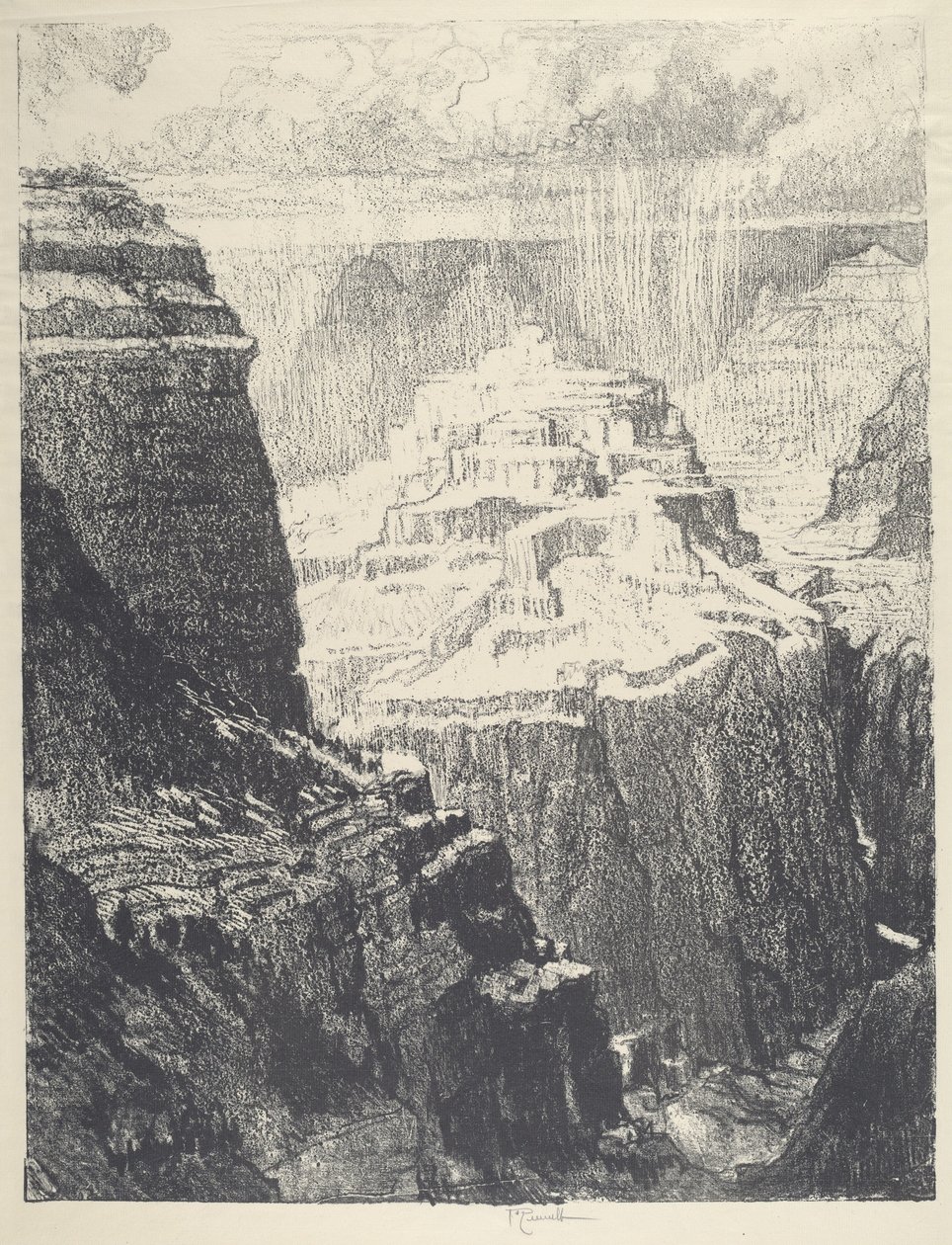 La ville fortifiée - Joseph Pennell