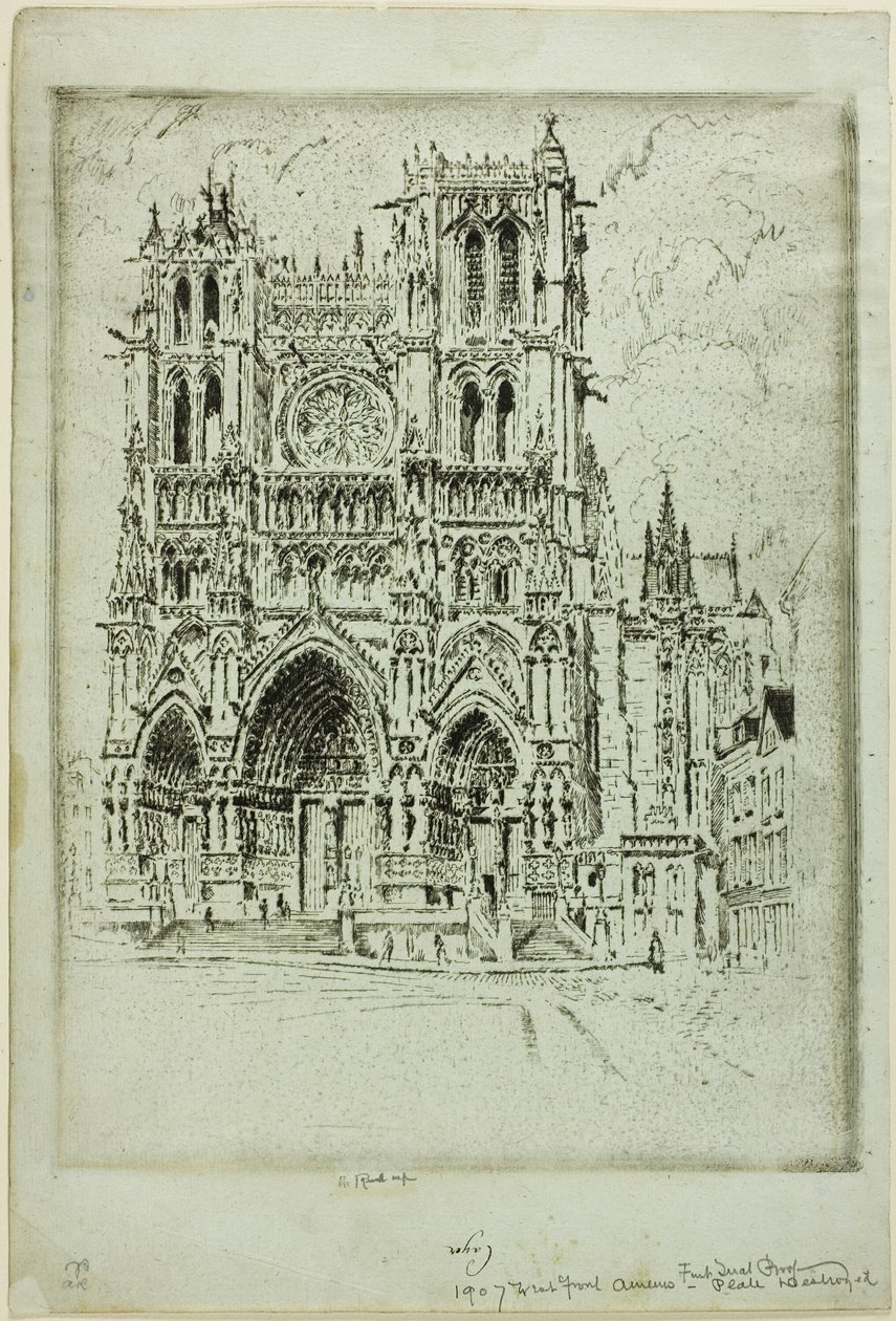 Le front ouest, Amiens - Joseph Pennell