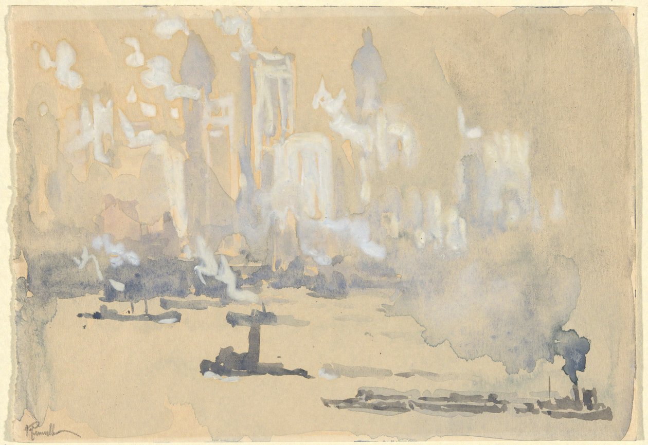 Remorqueurs - Joseph Pennell