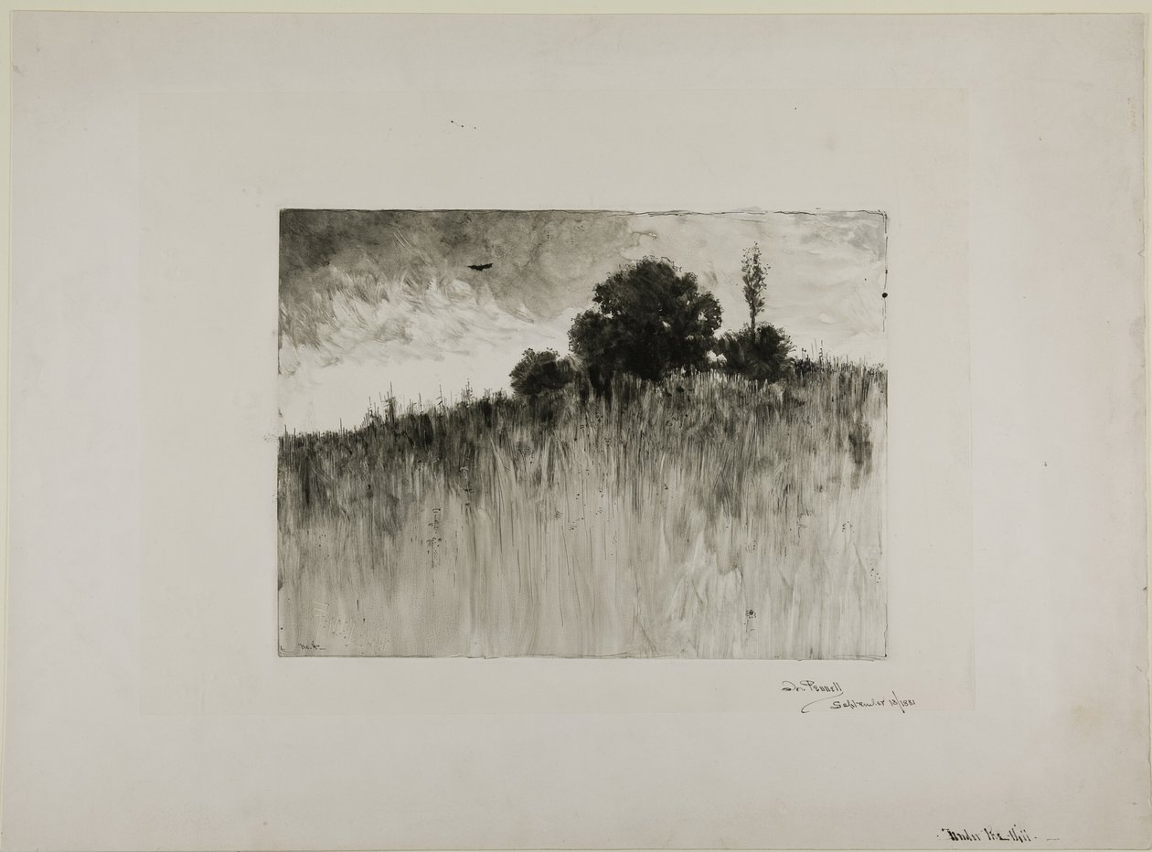 Sous la colline - Joseph Pennell