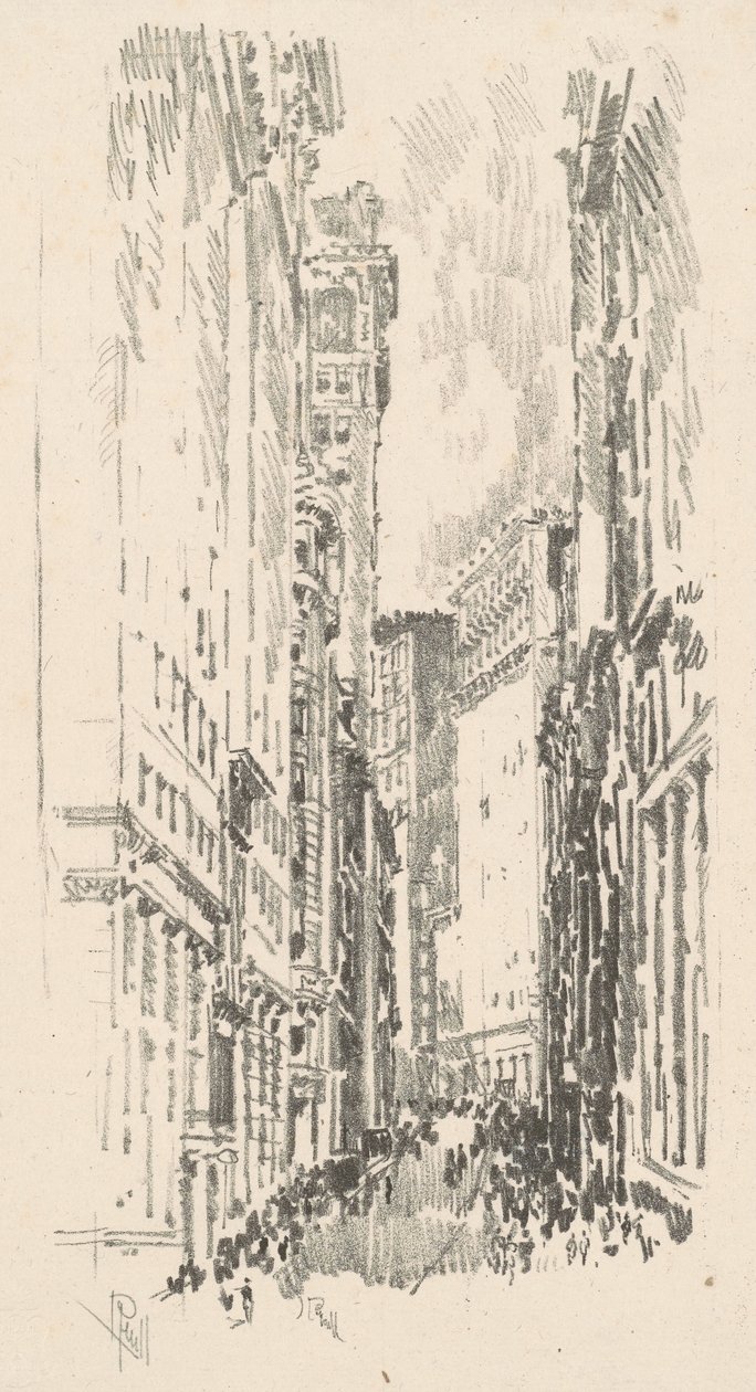 William Street, 1904 - Joseph Pennell