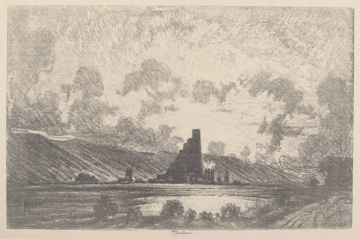 Châteaux de travail, Wilkesbarre, 1910 - Joseph Pennell