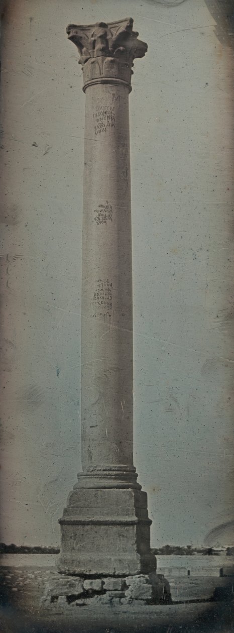 Colonne de Pompée, Alexandrie, 1842 - Joseph Philibert Girault De Prangey