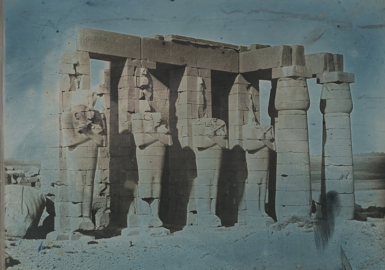 Ramesseum, Thèbes, 1844 - Joseph Philibert Girault De Prangey