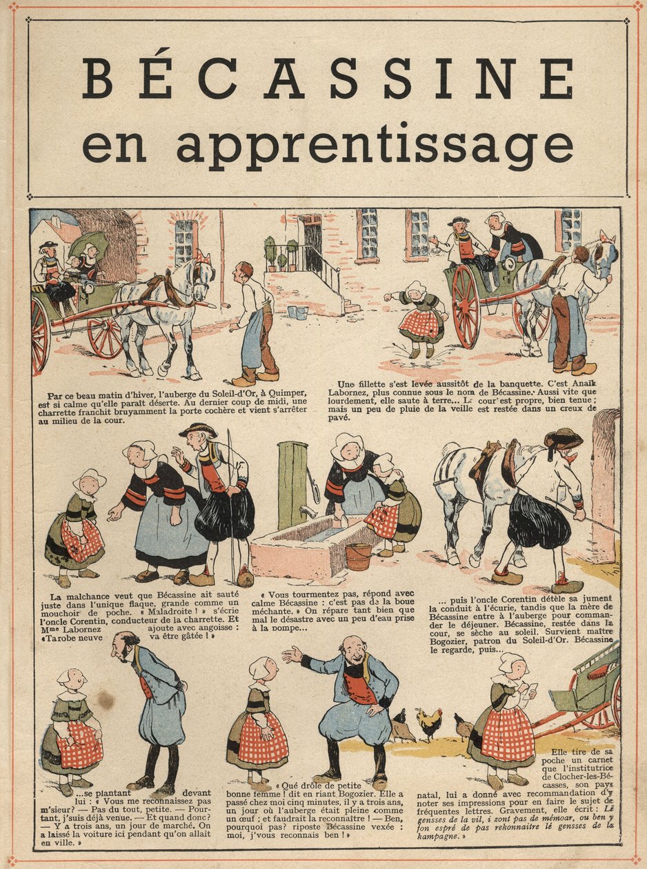Bécassine en formation - Joseph Porphyre Pinchon
