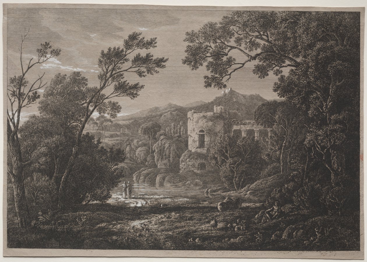 Une vue italienne, c. 1810 - Joseph Rebell
