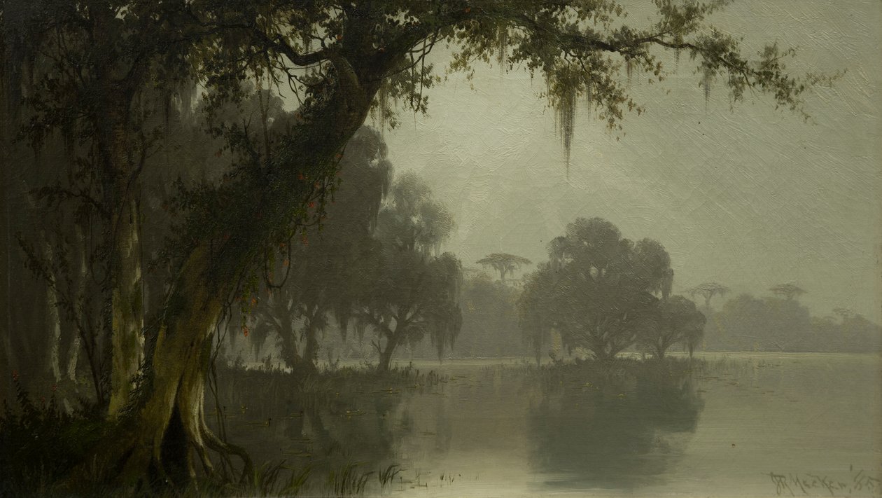 Scène de marais - Joseph Rusling Meeker
